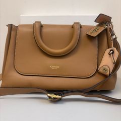 Slouchy Rogue satchel, honey tan