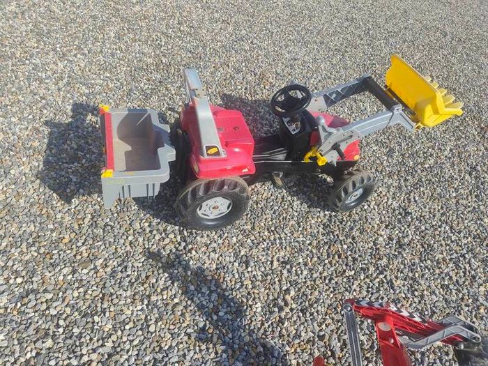 Massey Ferguson Kids tractor (rolly toys) with attachments