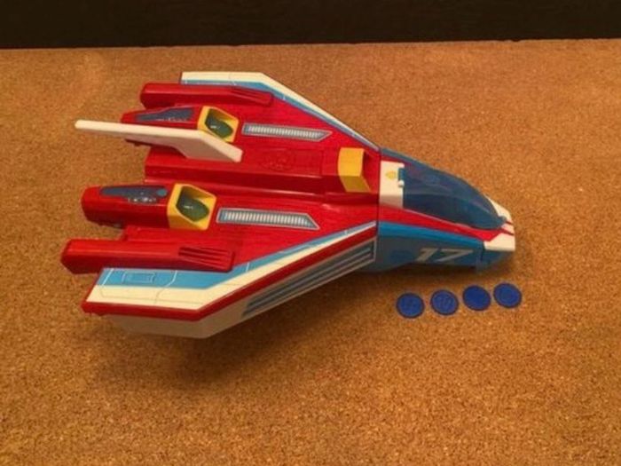 Paw Patrol Super Paws 2-in-1 Transforming Mighty Pups Jet Plane Command Center