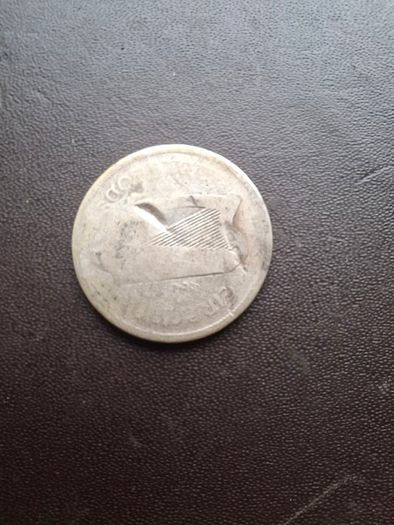 Irish Republic. Silver Florin (1928) Damaged