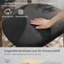 Set of 2 Bar Stools with Backrest Solid Wood Legs in PU Leather Padded Counter Stool Image 4