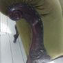 Antique Victorian mahogany chaise Image 2