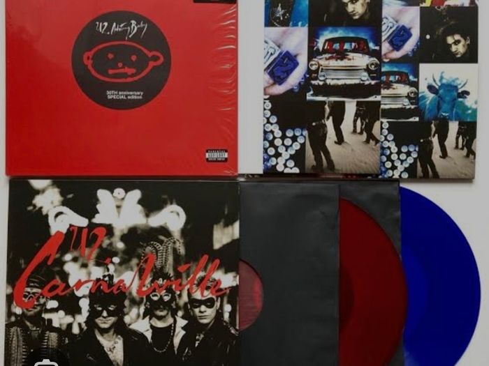 U2 achtung baby 30th anniversary double vinyls,  4 variations