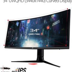 ASUS ROG Strix Gaming Monitor UltraWide QHD