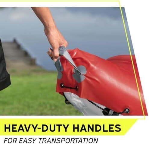 Bestway Hydro-Force Rapid X1 Inflatable Kayak, Inflatable 1 Person Kayak Set with Hand Pump and Carry Bag