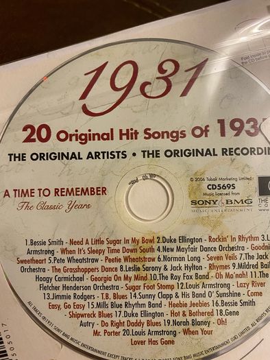 Birthday CD 1931