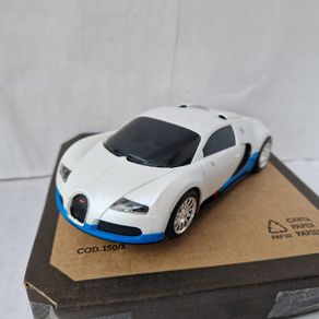 Scalextric Bugatti Veyron White Slot Car ( street supercar road )
