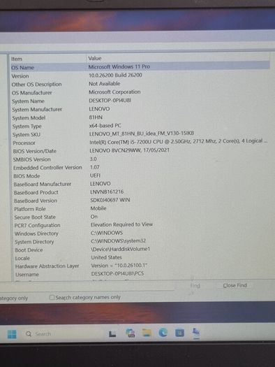 lenovo laptop Lenovo V130-15IKB 12GB Ram, 2x256GB SSD