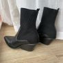Pointed ankle sock boots size UK 6 Image 5
