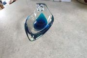 Rare Find Vintage Early Mdina Glass Serving Dish Leaf Shaped