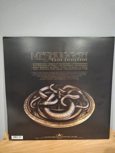 Meshuggah Catch 33 Black Vinyl