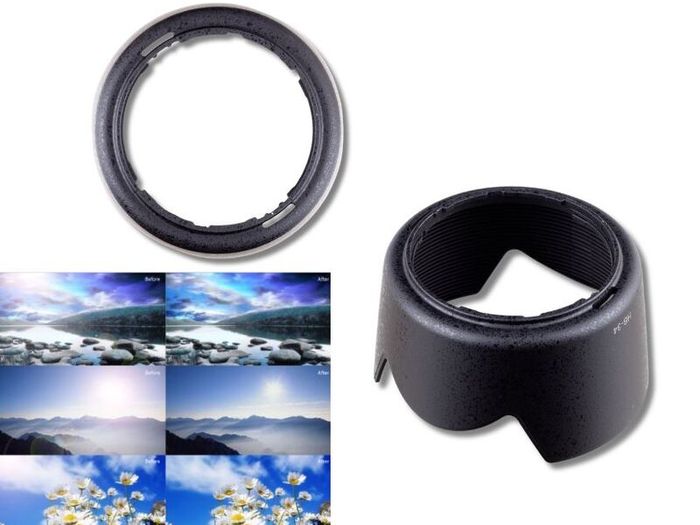 HB34 Lens Hood for Nikon 55 200mm Bayonet Replacement