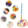 20 PCS Nylon Hair Paint Brushes Set for Acrylic Oil Watercolor Gouache Painting Face Paint Brushes for Children and Adults Image 9