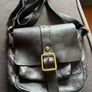 black leather bag Image 2