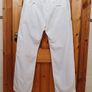 Diesel Ladies Pants Size Waist 36 Inch/90cm UK18 EU48 White Worn Once Cotton Image 2