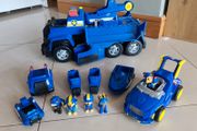 Paw patrol Chase truck, vehicles and figures