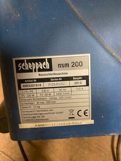 scheppach wet stone sharpaner