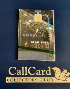 call card mint Star Trek in wrapping