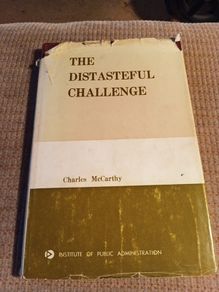 1968 The Distasteful Challenge. Charles McCarthy. Ireland. Vintage.