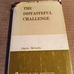 1968 The Distasteful Challenge. Charles McCarthy. Ireland. Vintage.