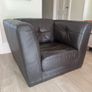 Brown Italian Leather 3+1+1 Sofa Suite Image 5