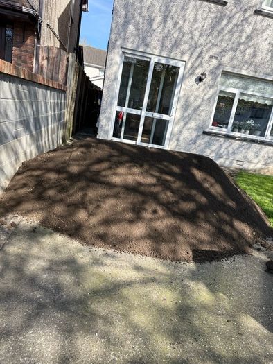 topsoil/sand/stone