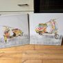 Pair of 50cm Prints on frames Image 2