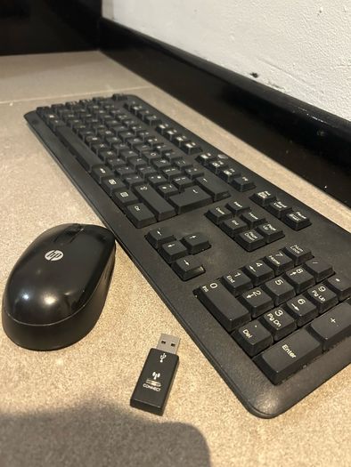 HP wireless keyboard and mouse