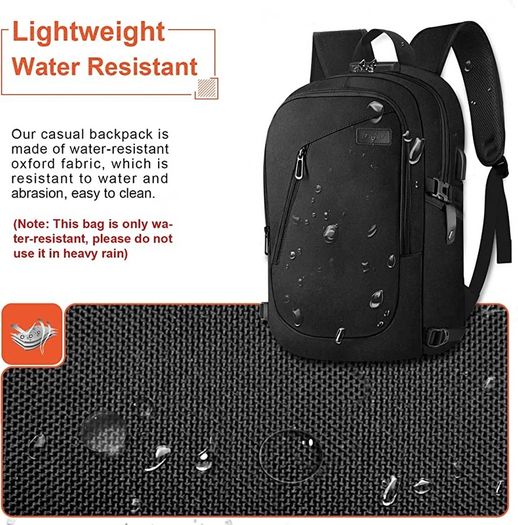 Anti-Theft Laptop Backpack Business Travel Backpack Bag with USB Charging Port Lock,Water Resistant College School Computer Rucksack Work Backpack for Mens Womens Fits 15.6 Inch Laptop (FREE POSTAGE)