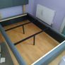 Small double bed with mattress Image 3