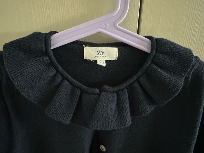 Girls navy cardigan