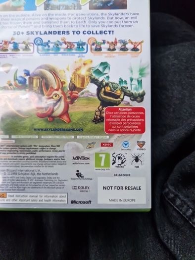 Skylanders Spyros Adventure Xbox360 Game  Original