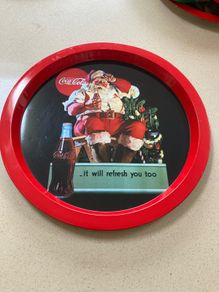 Coca Cola Christmas Metal tray