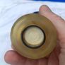 Collapsible Campaign Horn Tot Cup with Original Leather Case. Image 8