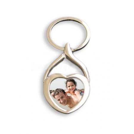 personalised metal keyrings CUSTOM PHOTO KEYRING
