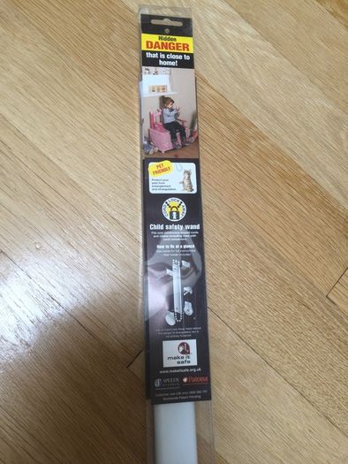 Child safety wand for blind cords and chains