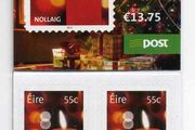 2012 Ireland Christmas Self-adhesive Commemorative Stamp Booklet Mint Never Hinged (MNH)