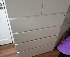 IKEA MALM White Chest of Drawers