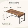 120 cm Computer Desk, Gaming Desk Image 9