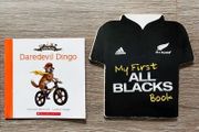 Australia/New Zealand Children's Books - Children's Book Bundle - My First All Blacks Book &amp; Daredevil Dingo
