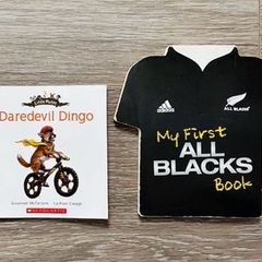 Australia/New Zealand Children's Books - Children's Book Bundle - My First All Blacks Book & Daredevil Dingo