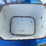 Vintage white enamel bread bin Image 4