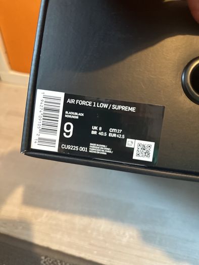 Supreme Air Force 1 uk8 ds