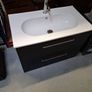 Visobath 800 wall hung unit basin tap and waste Image 4