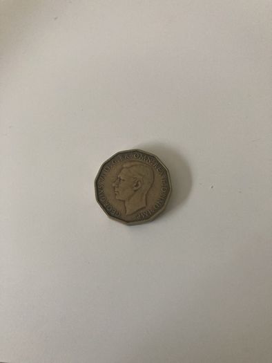 English 3 pence 1937,1941,1942,1942