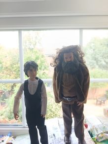 Harry Potter and Hagrid large Figures