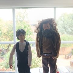 Harry Potter and Hagrid large Figures