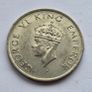 British India Half Rupee 1946 Silver Coin Image 2