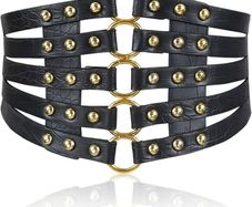 Amazon Faux Leather Punk Gothic Corset Belt