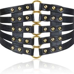 Amazon Faux Leather Punk Gothic Corset Belt